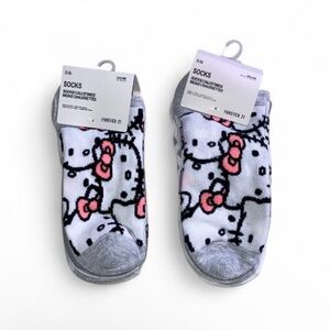 Hello Kitty Print Ankle Socks - 10 Pack